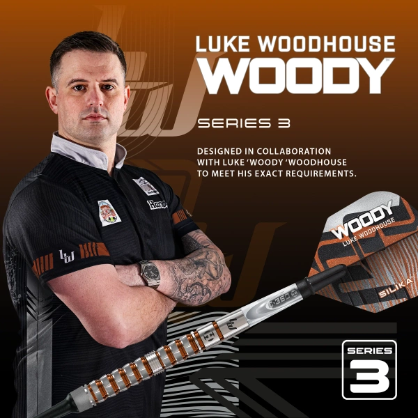 Rzutki Harrows LUKE WOODHOUSE SERIES 3 90% softip