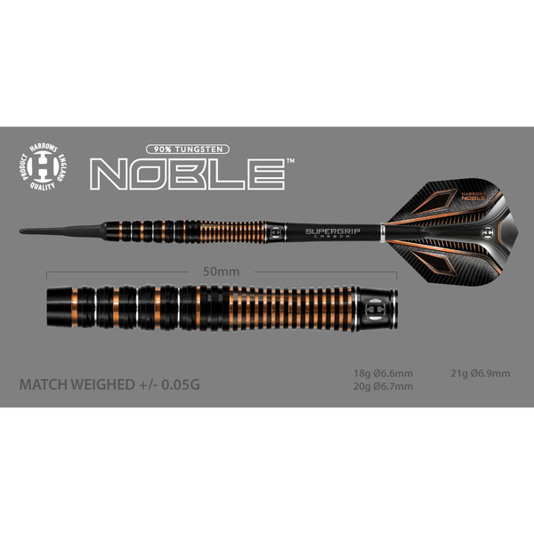 Rzutki Harrows Noble 90% Softip