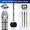 Końcówki stalowe ostre Harrows QUICK POINT - MICRO RIDGE black